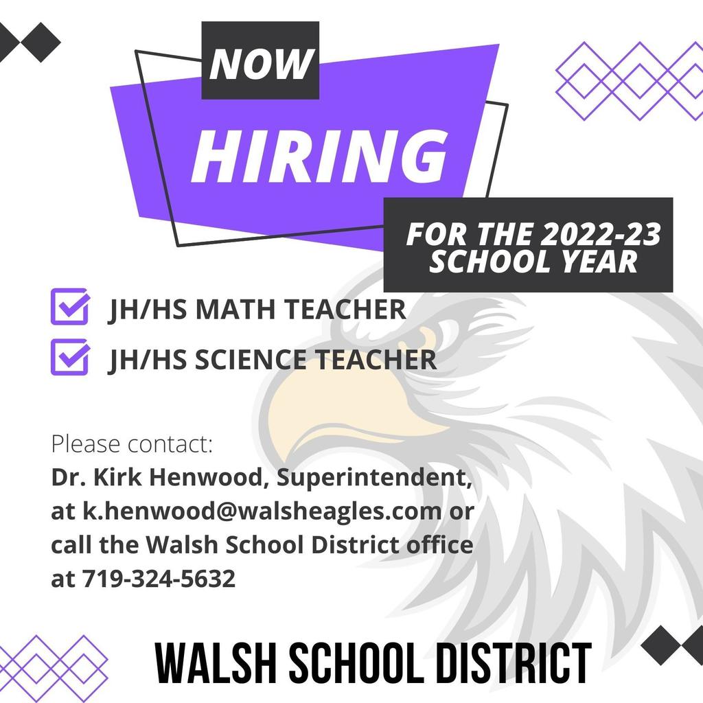 Now Hiring - Math and Science
